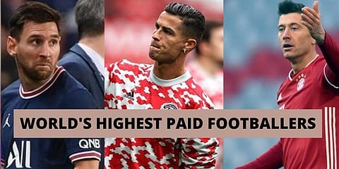 According to Forbes, Ronaldo is set to earn $125 million before taxes in the 2021-22 season, with $70 million coming from salary and bonus for his return to United. PSG has the most representatives in the top-10 list while Andres Iniesta remains one of th