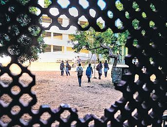 Students at the Ekalavya Model Residential School | DEBADATTA MALLICK