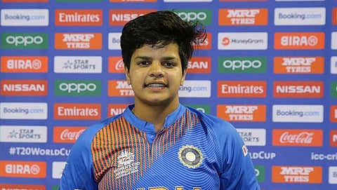 Indian cricketer Shafali Verma (Photo | Twitter @TheShafaliVerma)