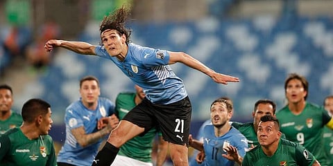 Uruguay striker Edinson Cavani (Photo | AP)