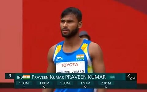 Indian athlete Praveen Kumar (Photo | YouTube Screenshot)