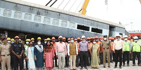 The NDRF team was headed by its Assistant Command J Senthil Kumar along with 30 rescuers as well as teams of SDRF, railway accident relief team and staff of railway departments.