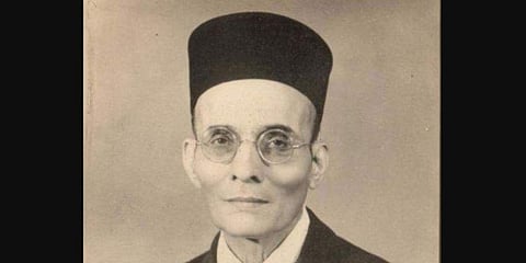 RSS ideologue Vinayak Damodar Savarkar (Twitter photo)