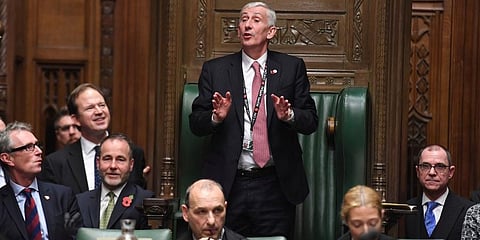 Sir Lindsay Hoyle, the Commons Speaker (File photo | AP)