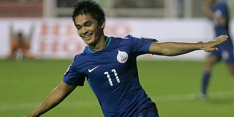 Sunil Chhetri, India's Captain Fantastic. (File Photo | PTI)