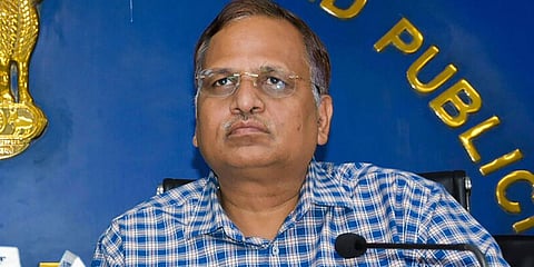 Delhi water minister Satyendar Jain (Photo | PTI)