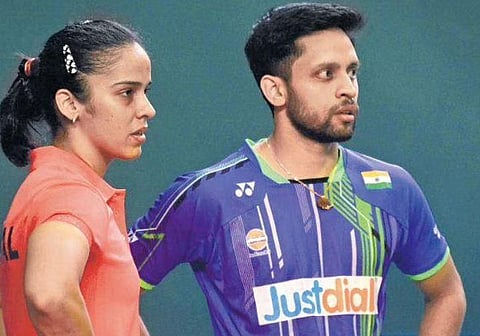 Saina Nehwal and Parupalli Kashyap