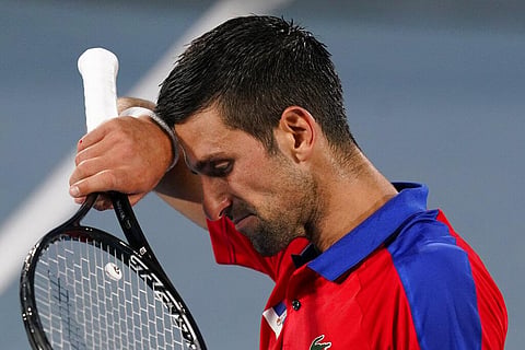 Novak Djokovic, of Serbia. (Photo | AP)