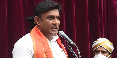 Karnataka Health and Medical Education Minister Dr K Sudhakar (Photo | EPS)