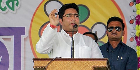 TMC general secretary Abhishek Banerjee (Photo | PTI)
