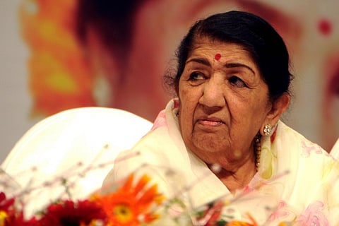 Indian playback singer Lata Mangeshkar (File| AFP)