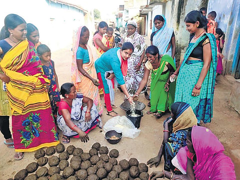 A group of 30 women in the village have also been doing organic farming on about 10 acres of land.