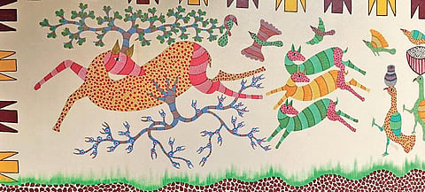 Art wall for wellness