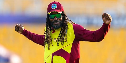 West Indies' Chris Gayle gestures during a Twenty20 World Cup match. (File Photo | AP)