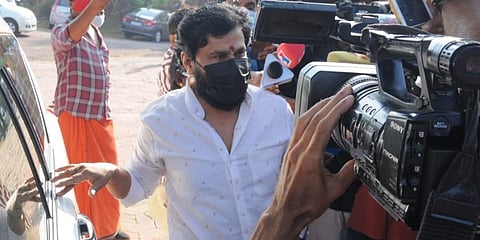 Actor Dileep arrives at the Crime Branch office in Kalamassery, Kochi. (Photo | A Sanesh, EPS)