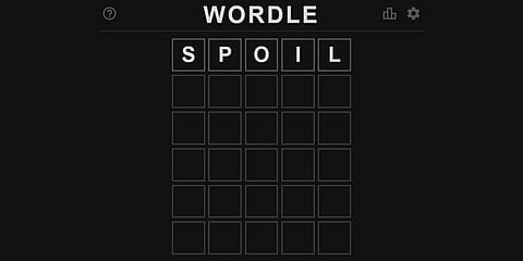 Wordle game