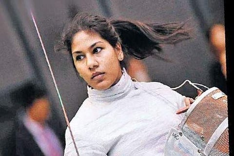 Olympic fencer Bhavani Devi. (File photo | PTI)