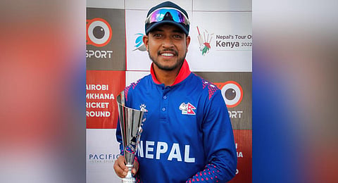 Former Nepal cricket captain Sandeep Lamichhane. (Photo | Twitter/ Sandeep25)