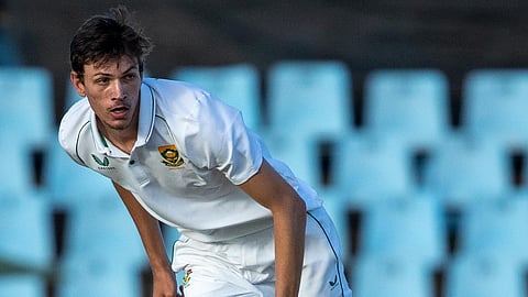 The 22-year-old left-arm quick Marco Jansen. (Photo | PTI)