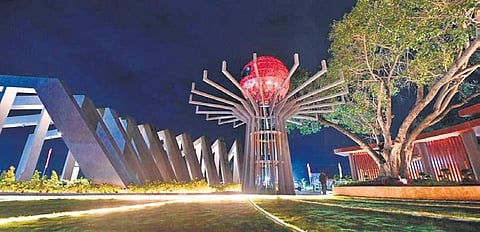 Eco Tourism Park at Osmansagar in Hyderabad on Tuesday