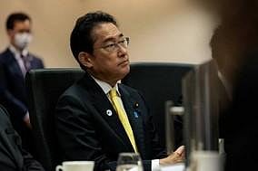 Japan's Prime Minister Fumio Kishida attends the Australia-Japan Leaders meeting with Australian Prime Minister Anthony Albanese in Perth on October 22, 2022. (Photo | AFP)