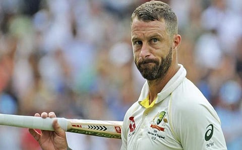 Australian cricketer Matthew Wade. 