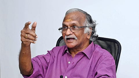Veteran filmmaker Sreekumaran Thampi. 