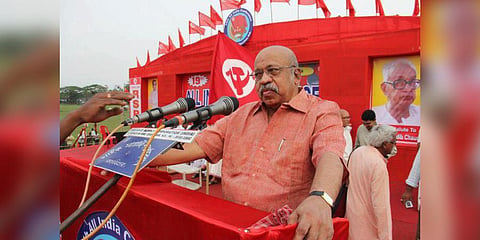 RSP leader TJ Chandrachoodan.(Photo | Facebook)