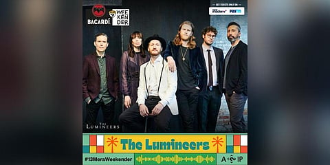 American alternative folk band, The Lumineers all set to perform at  the upcoming multi-genre music festival, 'BACARDI NH7 Weekender', in Pune. (Photo | Twitter/The Lumineers