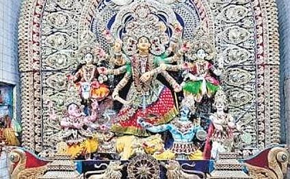 Chandni Chowk Puja mandap in Cuttack