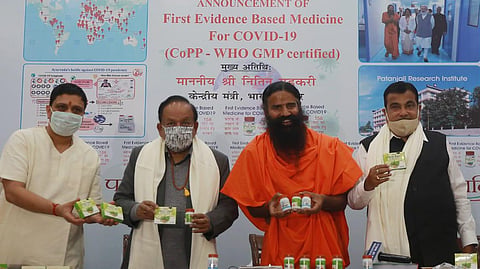 Patanjali had earlier run into trouble with their claims about Coronil, whose launch function can be seen here.