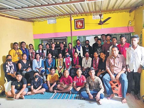 Students in the centre  | Express