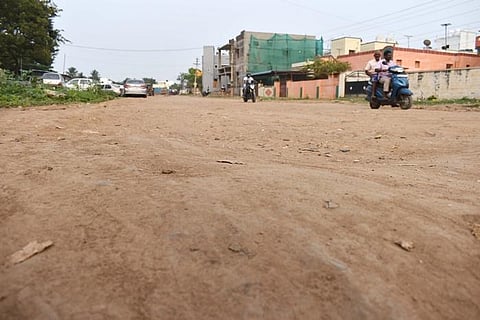 Road repair work begins by Coimbatore City Municipal Corporation