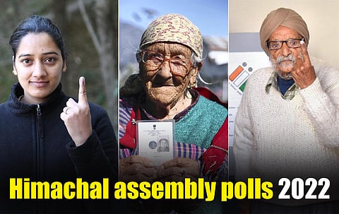 The day for the electorate to decide the political fate of the leaders across parties in Himachal Pradesh has arrived with the polling for the assembly elections. (Photo | PTI)