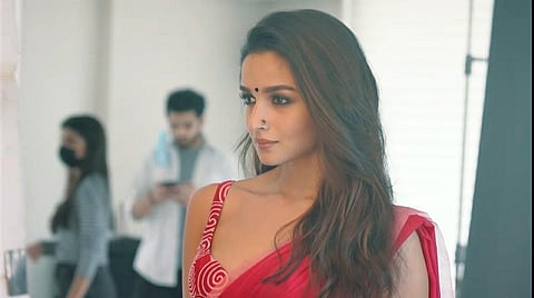 Alia Bhatt in Rocky Aur Rani Ki Prem Kahani. (Photo | Twitter)