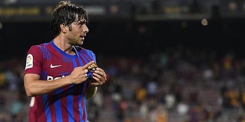 Often compared to Iniesta, Pedri says he pays attention to the great midfielder in many ways, but he has to be Pedri.  (File Photo | AFP)