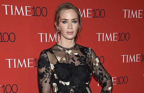 In this April 24, 2018, file photo, Emily Blunt attends the Time 100 Gala celebrating the 100 most influential people in the world at Frederick P. Rose Hall, Jazz at Lincoln Center in New York. | AP