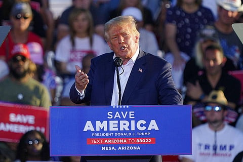 Former US President Donald Trump (File Photo | AP)