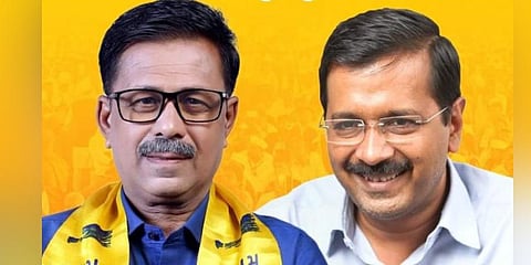 Kanchan Jariwala and Kejriwal. ( Photos | Twitter)