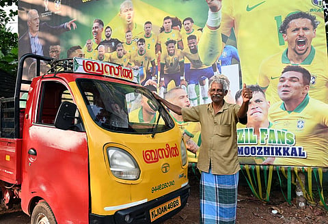 The World Cup will kick off in Qatar on Sunday and Kerala is already in a football frenzy. (Photo | E Gokul, EPS)