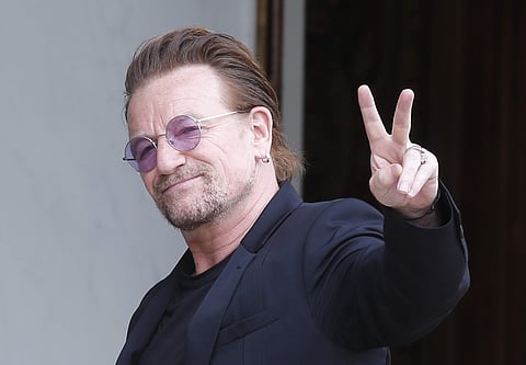U2 singer Bono (File Photo | AP)