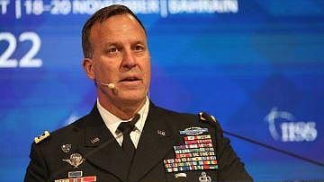 The US Central Command Commander General Michael Kurilla 