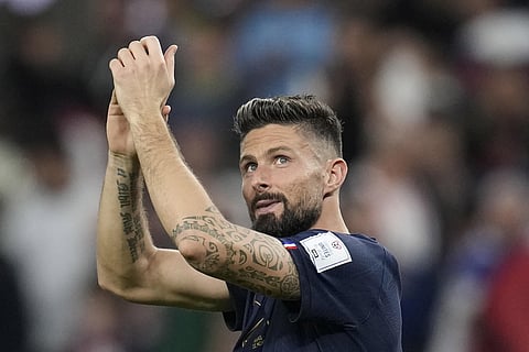 Here Again! Olivier Giroud  answers boos with goals. (Photo | AP)