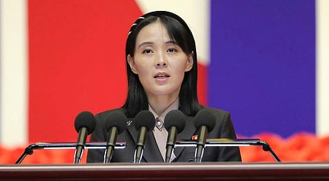Kim Jong Un's sister, Kim Yo Jong. (Photo | AP)