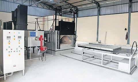 The animal crematorium at Fathullaguda near Nagole| Vinay Madapu
