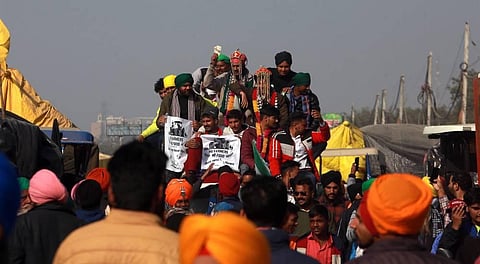 Farmer protesters. (Photo |  Shekhar Yadav/EPS)