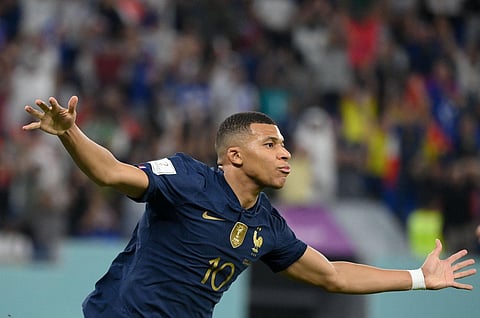 France's Kylian Mbappe during the World Cup in Qatar. (Photo | AFP)