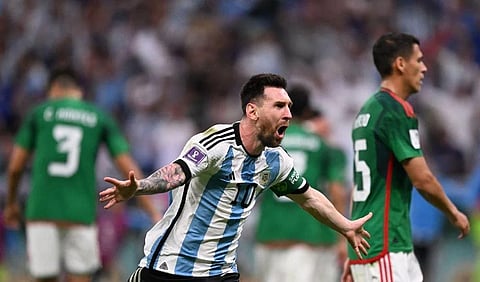 Lionel Messi at the FIFA World Cup. (Photo | AFP)