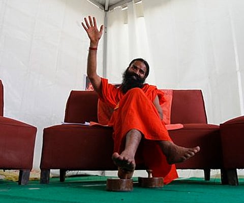 Baba Ramdev in a backdated image. (File Photo | AP)