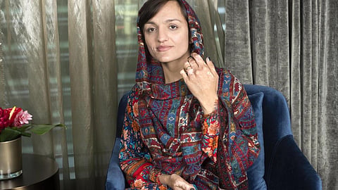 Zarifa Ghafari, a former mayor in Afghanistan who had to flee as the Taliban took over, is spotlighted in the Netflix documentary 'In Her Hands' (File Photo | AFP)